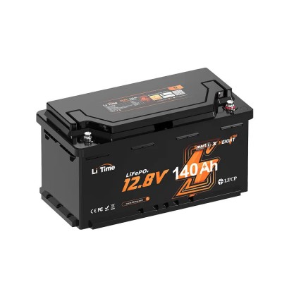 Аккумуляторная литий-железо-фосфатная с Bluetooth 12.8В 140А*ч LiFePO4 LiTime H190 L12V140-150-H190-BT-4-AC150 Аккумуляторная литий-железо-фосфатная с Bluetooth 12.8В 140А*ч LiFePO4 LiTime H190 L12V140-150-H190-BT-4-AC150