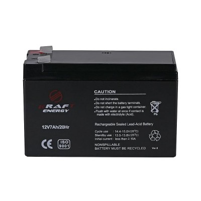 Акумуляторна батарея 12В 7Аг Kraft 12V7Ah/20Hr F2 AGM свинцево-кислотна Акумуляторна батарея 12В 7Аг Kraft 12V7Ah/20Hr F2 AGM свинцево-кислотна