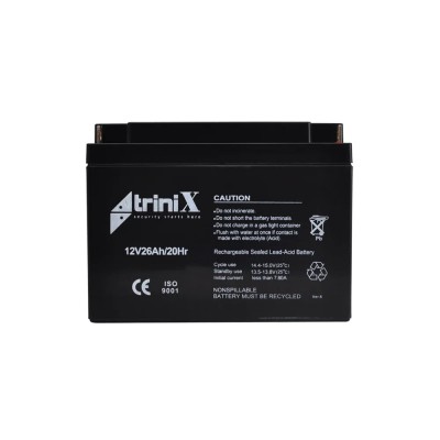 Аккумуляторная батарея 12В 26Ач Trinix 12V26Ah/20Hr AGM свинцово-кислотная