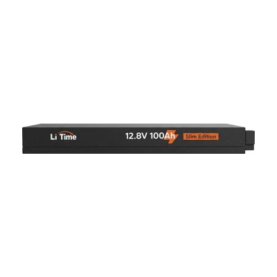 Акумуляторна батарея літій-залізо-фосфатна 12.8В 100А*год LiFePO4 LiTime Slim 12V100-100-SLIM-LTCP-4-SE100 ультратонка Акумуляторна батарея літій-залізо-фосфатна 12.8В 100А*год LiFePO4 LiTime Slim 12V100-100-SLIM-LTCP-4-SE100 ультратонка