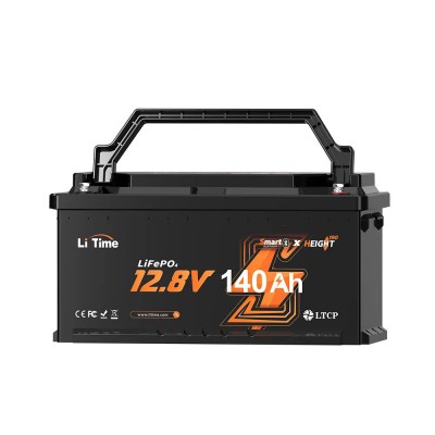 Акумуляторна батарея літій-залізо-фосфатна з Bluetooth 12.8В 140А*год LiFePO4 LiTime H190 L12V140-150-H190-BT-4-AC150 Акумуляторна батарея літій-залізо-фосфатна з Bluetooth 12.8В 140А*год LiFePO4 LiTime H190 L12V140-150-H190-BT-4-AC150