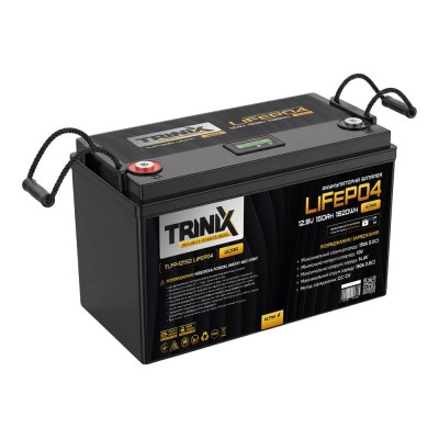 Аккумуляторная литий-железо-фосфатная 12.8В 150А*ч Trinix TLFP-12150 Ultra LiFePO4 с Bluetooth Аккумуляторная литий-железо-фосфатная 12.8В 150А*ч Trinix TLFP-12150 Ultra LiFePO4 с Bluetooth