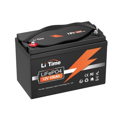 Акумуляторна батарея літій-залізо-фосфатна 12.8В 100А*год LiTime LiFePO4 LT12V100 Акумуляторна батарея літій-залізо-фосфатна 12.8В 100А*год LiTime LiFePO4 LT12V100