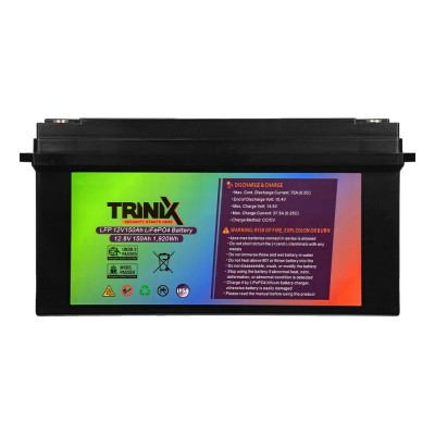 Аккумуляторная батарея литий-железо-фосфатная 12В 150Ач Trinix 12V150Ah LiFePo4 Аккумуляторная батарея литий-железо-фосфатная 12В 150Ач Trinix 12V150Ah LiFePo4