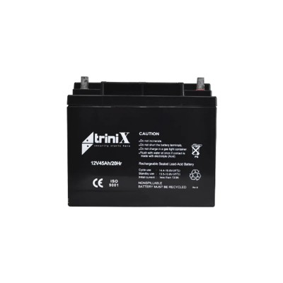 Аккумуляторная батарея 12В 45Ач Trinix 12V45Ah/20Hr AGM свинцово-кислотная