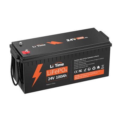 Акумуляторна батарея літій-залізо-фосфатна 25.6В 100А*год LiTime LiFePO4 LT24V100 Акумуляторна батарея літій-залізо-фосфатна 25.6В 100А*год LiTime LiFePO4 LT24V100