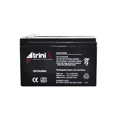 Акумуляторна батарея 12В 7Аг Trinix 12V7Ah/20Hr AGM свинцево-кислотна