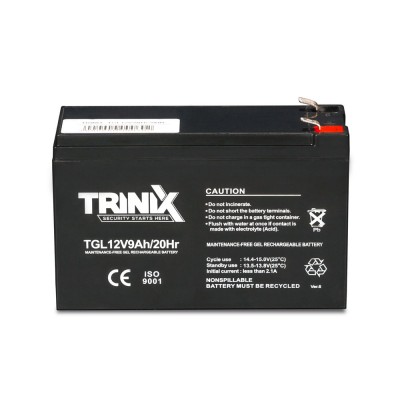 Акумуляторна батарея гелева 12В 9Аг Trinix TGL12V9Ah/20Hr GEL Акумуляторна батарея гелева 12В 9Аг Trinix TGL12V9Ah/20Hr GEL