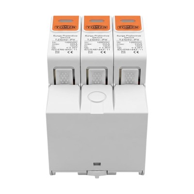 Обмежувач напруги TOMZN TZG40-PV 3P 1000V DC під DIN-рейку