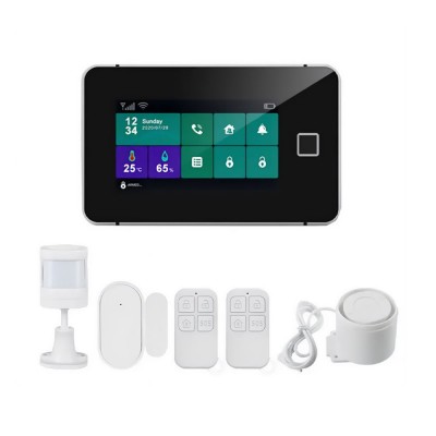 Комплект бездротової сигналізації Trinix TRX-GSM-Kit(LCD)(WiFi) з WiFi та GSM Комплект бездротової сигналізації Trinix TRX-GSM-Kit(LCD)(WiFi) з WiFi та GSM