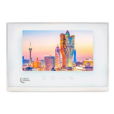 Відеодомофон 7” WiFi Light Vision MACAO FHD White Відеодомофон 7” WiFi Light Vision MACAO FHD White