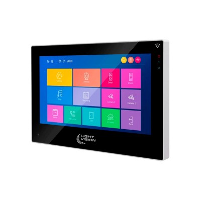 Відеодомофон 10" WiFi Tuya Light Vision SINGAPORE FHD Black Відеодомофон 10" WiFi Tuya Light Vision SINGAPORE FHD Black