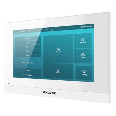 Відеодомофон 7” WiFi Akuvox C313W White SIP Linux Bluetooth Відеодомофон 7” WiFi Akuvox C313W White SIP Linux Bluetooth