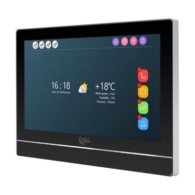 Відеодомофон 7" WiFi Tuya Light Vision MADRID FHD Black