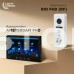 Комплект відеодомофону Light Vision з відеокамерою: домофон 7" AMSTERDAM FHD Black, відеопанель 2Mp RIO FHD (RF) White зі зчитувачем Mifare, MHD-відеокамера 2Mp VLC-1192WFM Graphite