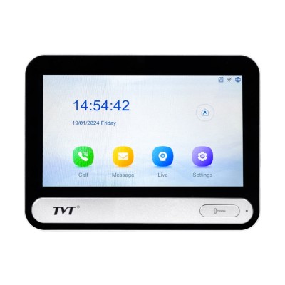 IP-відеодомофон з WiFi 7" TVT TD-E2137-PE/TP/WF Black IP-відеодомофон з WiFi 7" TVT TD-E2137-PE/TP/WF Black