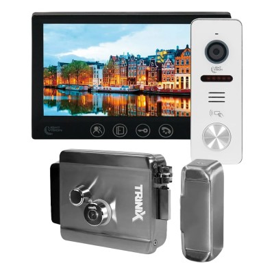 Комплект відеодомофону Light Vision з електрозамком: домофон 7 Комплект відеодомофону Light Vision з електрозамком: домофон 7