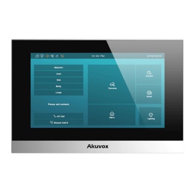 Відеодомофон 7” WiFi Akuvox C313W Silver SIP Linux Bluetooth Відеодомофон 7” WiFi Akuvox C313W Silver SIP Linux Bluetooth