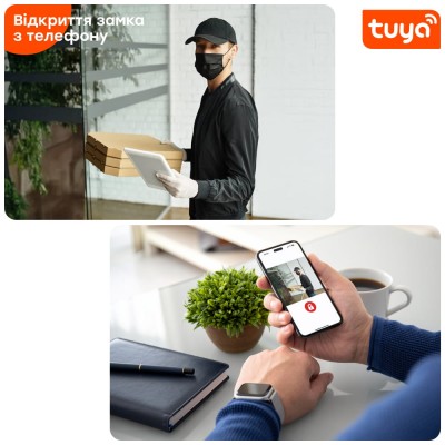 Відеодомофон 10" WiFi Tuya Light Vision SINGAPORE (AI) FHD Black Відеодомофон 10" WiFi Tuya Light Vision SINGAPORE (AI) FHD Black