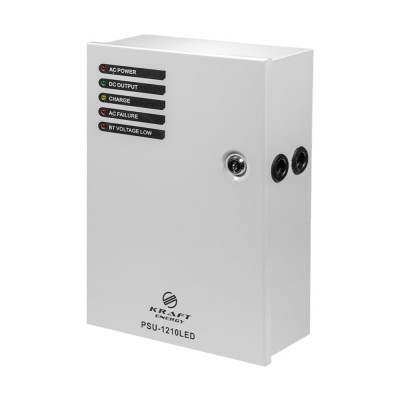Джерело безперебійного живлення Kraft PSU-1210LED Джерело безперебійного живлення Kraft PSU-1210LED