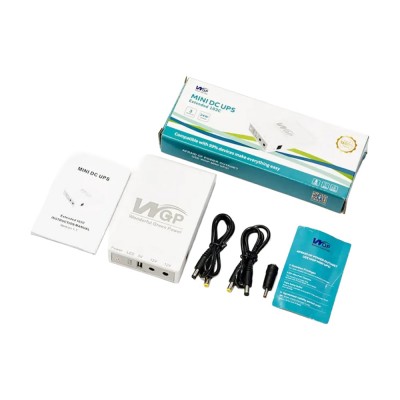Джерело безперебійного живлення Mini UPS WGP UPS103C 16000mAh 5V/12V/12V, Li-ion 4*4Ah, для роутера та оптичного терміналу Джерело безперебійного живлення Mini UPS WGP UPS103C 16000mAh 5V/12V/12V, Li-ion 4*4Ah, для роутера та оптичного терміналу