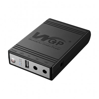 Комплект Mini UPS з блоком живлення: джерело безперебійного живлення Mini UPS WGP UPS1032 Black 10400mAh 5V/9V/12V, Li-ion 4*2.6Ah, для роутера і оптичного термінала та блок живлення SPF-1202B 12V/2A (24W) Комплект Mini UPS з блоком живлення: джерело безперебійного живлення Mini UPS WGP UPS1032 Black 10400mAh 5V/9V/12V, Li-ion 4*2.6Ah, для роутера і оптичного термінала та блок живлення SPF-1202B 12V/2A (24W)