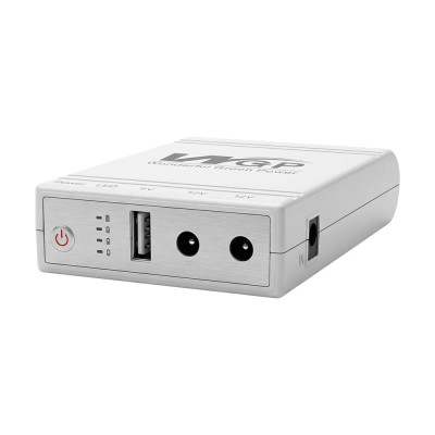 Джерело безперебійного живлення Mini UPS WGP UPS103A 10400mAh 5V/12V/12V, Li-ion 4*2.6Ah, для роутера та оптичного терміналу Джерело безперебійного живлення Mini UPS WGP UPS103A 10400mAh 5V/12V/12V, Li-ion 4*2.6Ah, для роутера та оптичного терміналу
