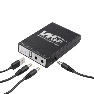 Джерело безперебійного живлення Mini UPS WGP UPS1032 10400mAh 5V/9V/12V, Li-ion 4*2.6Ah, для роутера та оптичного терміналу