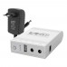 Комплект Mini UPS з блоком живлення: джерело безперебійного живлення Mini UPS WGP UPS103A White 10400mAh 5V/9V/12V, Li-ion 4*2.6Ah, для роутера і оптичного термінала та блок живлення SPF-1202B 12V/2A (24W)