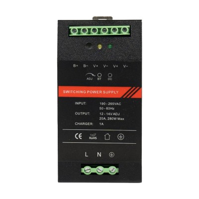 Источник бесперебойного питания Kraft PSU-1220DIN с креплением на DIN-рейку