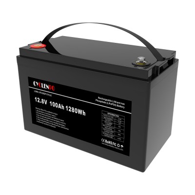 Комплект резервного живлення 640W 1280Wh: інвертор з функцією ДБЖ Kraft KRF-AVR800VA/640W-12V + акумуляторна батарея LiFePO4 12.8V 100Ah Cyclen