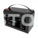 Комплект резервного живлення 640W 1280Wh: інвертор з функцією ДБЖ Kraft KRF-AVR800VA/640W-12V + акумуляторна батарея LiFePO4 12.8V 100Ah Cyclen