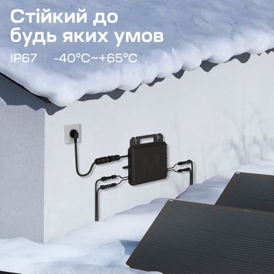 Микроинвертор для солнечных панелей 1kW Marstek M2-1000 Saturn-M 2 MPPT On-grid Микроинвертор для солнечных панелей 1kW Marstek M2-1000 Saturn-M 2 MPPT On-grid