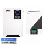 Комплект резервного живлення Sako: гібридний інвертор 6.2 кВт SUNON IV 48В +120A MPPT й акумуляторна батарея 51.2В 6144Втг Li-Sun series LiFePo4 Комплект резервного живлення Sako: гібридний інвертор 6.2 кВт SUNON IV 48В +120A MPPT й акумуляторна батарея 51.2В 6144Втг Li-Sun series LiFePo4