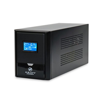 Источник бесперебойного питания Kraft KRF-B1000VA/600W(LCD)24V UPS под внешний аккумулятор Источник бесперебойного питания Kraft KRF-B1000VA/600W(LCD)24V UPS под внешний аккумулятор