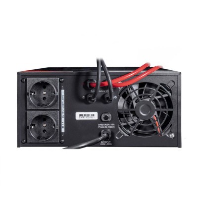 Инвертор Kraft KRF-AVR600VA/500W-12V с правильной синусоидой под внешний аккумулятор