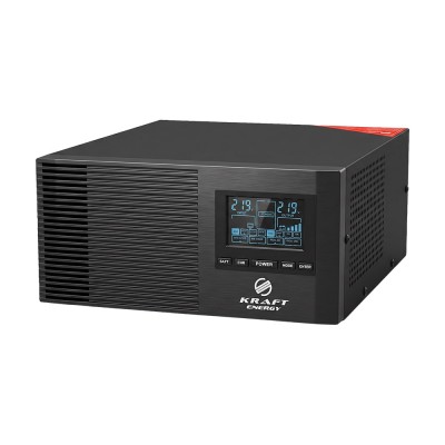 Комплект резервного живлення 800W 1792Wh: інвертор з функцією ДБЖ Kraft KRF-AVR1000VA/800W-12V + акумуляторна батарея LiFePO4 12.8V 140Ah з Bluetooth LiTime H190 L12V140-150-H1
