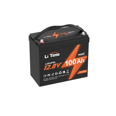 Комплект резервного живлення 800W 1280Wh: інвертор з функцією ДБЖ Kraft KRF-AVR1000VA/800W-12V + акумуляторна батарея LiFePO4 12.8V 100Ah LiTime Mini L12V100-100-MINI-16-A6