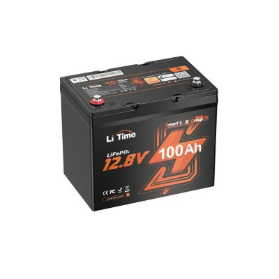 Комплект резервного живлення 1000W 1280Wh: інвертор з функцією ДБЖ Kraft KRF-AVR1200VA/1KW-12V + акумуляторна батарея LiFePO4 12.8V 100Ah з Bluetooth LiTime Group24 L12V100-100-GROUP