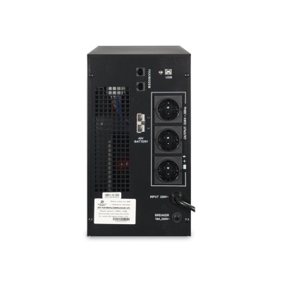 Источник бесперебойного питания Kraft KRF-PSW3000VA/2400W(LCD)48V UPS под внешний аккумулятор