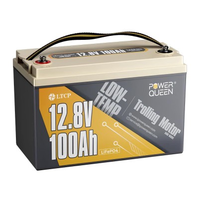 Комплект резервного живлення 500W 1280Wh: інвертор з функцією ДБЖ Kraft KRF-AVR600VA/500W-12V + акумуляторна батарея LiFePO4 12.8V 100Ah Low-temp Power Queen P12V100-100-LTP-4