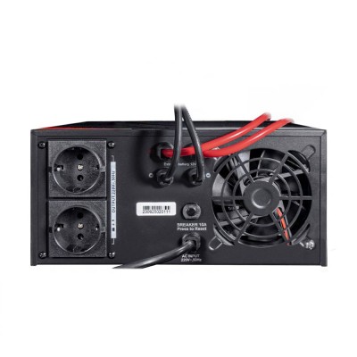 Инвертор Kraft KRF-AVR1200VA/1КW-12V с правильной синусоидой под наружный аккумулятор