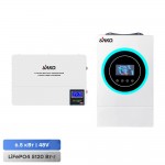 Комплект резервного живлення Sako: гібридний інвертор 6.5kVA/6.2kW SUNON V 48V+120A MPPT й акумуляторна батарея 51.2В 5120Втг Li-Wall series LiFePo4 Комплект резервного живлення Sako: гібридний інвертор 6.5kVA/6.2kW SUNON V 48V+120A MPPT й акумуляторна батарея 51.2В 5120Втг Li-Wall series LiFePo4