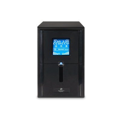 Источник бесперебойного питания Kraft KRF-PSW1500VA/1200W(LCD)24V UPS под внешний аккумулятор