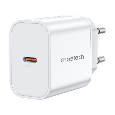 Сітчастий зарядний пристрій Choetech PD3042 mini PD45W USB-C White