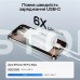 Сітчастий зарядний пристрій Choetech PD3042 mini PD45W USB-C White