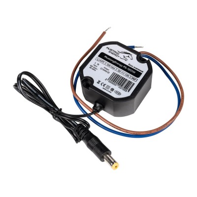 Блок живлення Mustang Energy PS-1201W 12V/1A вологозахищений IP67 Блок живлення Mustang Energy PS-1201W 12V/1A вологозахищений IP67