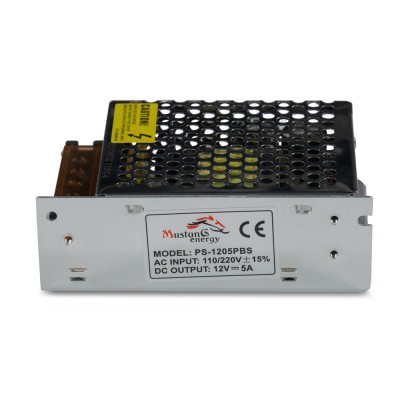 Блок живлення Mustang Energy PS-1205PBS 12V/5A Блок живлення Mustang Energy PS-1205PBS 12V/5A