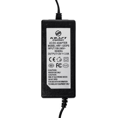 Блок живлення KRF-1203PS Kraft 12V/3A