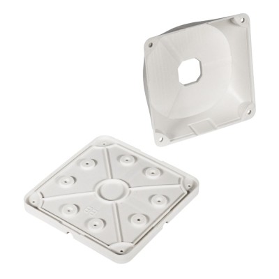 Монтажна коробка Light Vision VLC-08BX, пластик, 130*130*40 мм